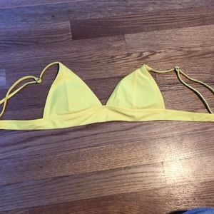 Yellow bikini top